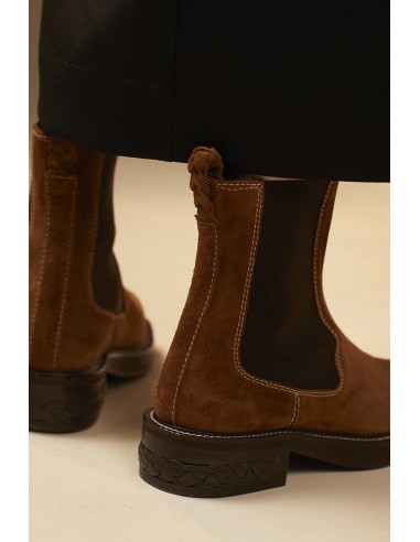 Leather Chelsea boots les ctes