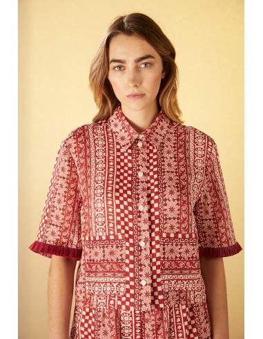 Chemise courte à motifs livraison et retour toujours gratuits